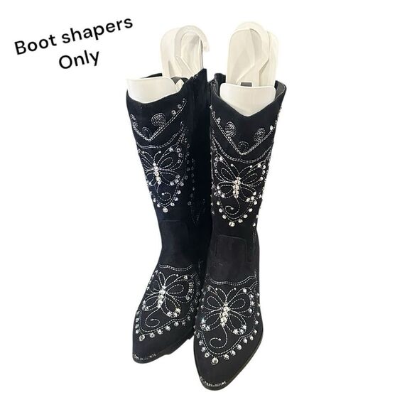 Boot Shapers white with hanger - Picture 4 of 4